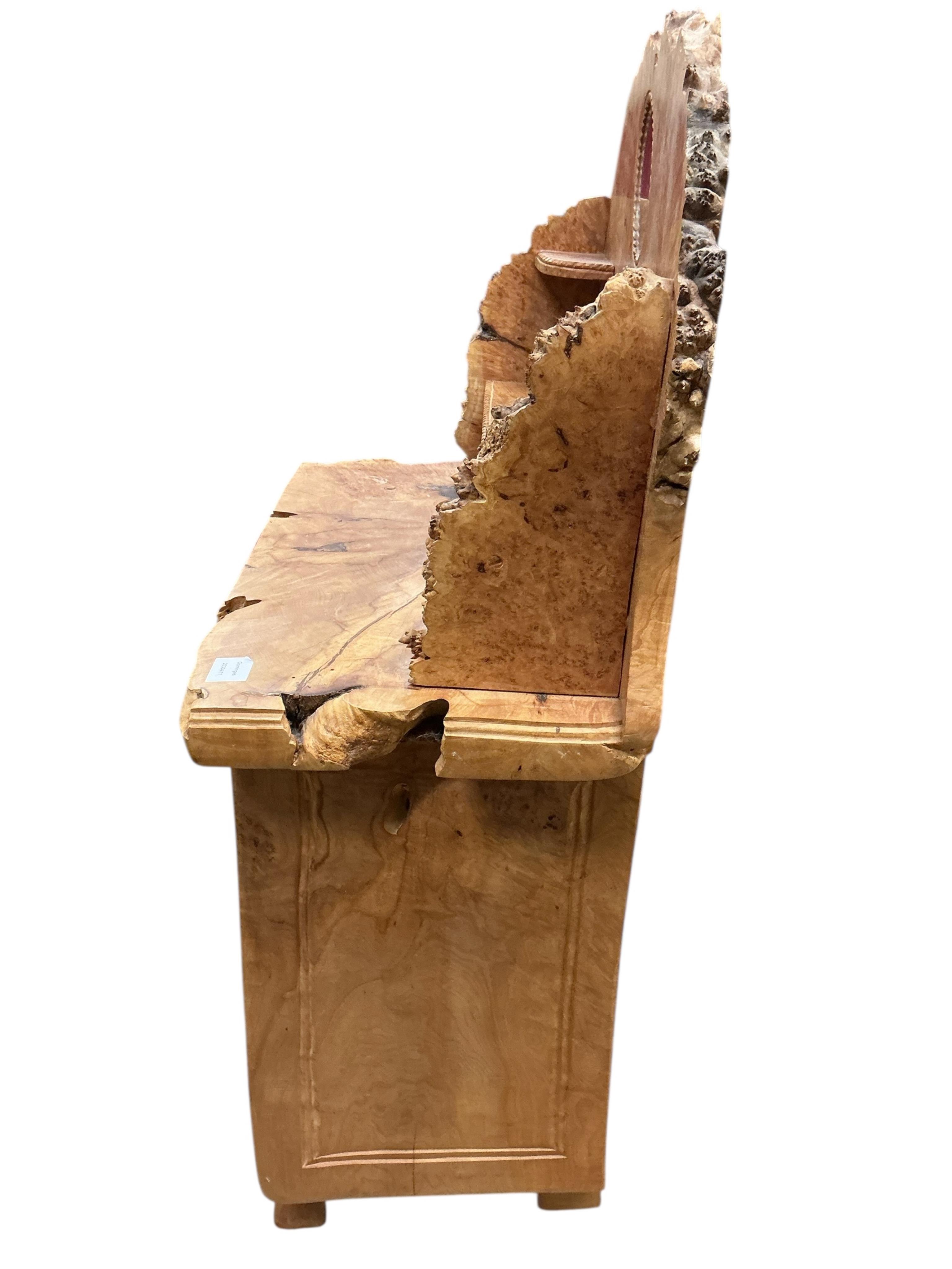 Pierre Decorse (b.1953), a naturalistically modelled washstand, width 68cm, depth 36cm, height 110cm